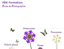 Tablet Screenshot of pbkformation.fr